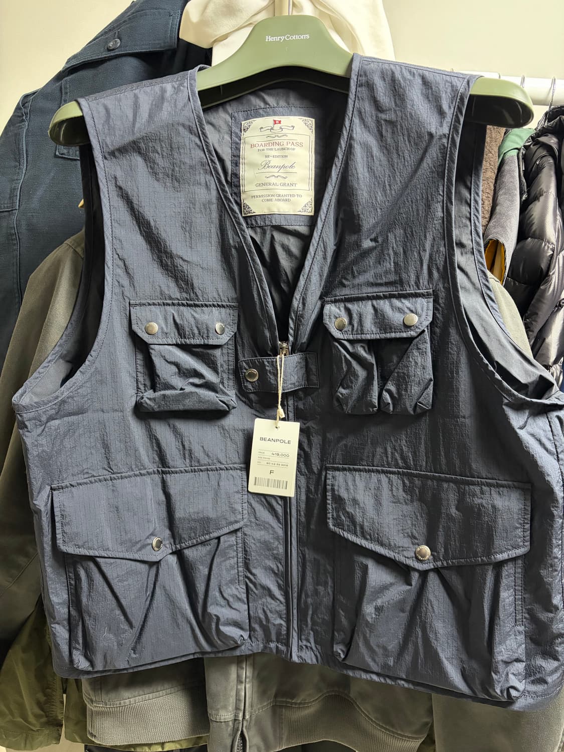 (새상품) 빈폴 피싱 베스트 상품이미지1