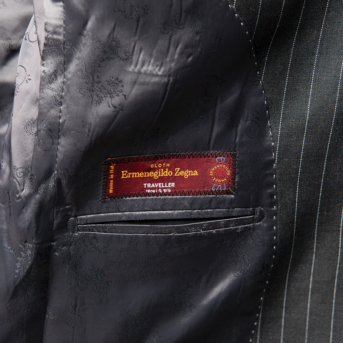 [97] 루젠블랑 에르메네질도 제냐 트래블러 원단 핀스트라이프 블레이져 상품이미지10