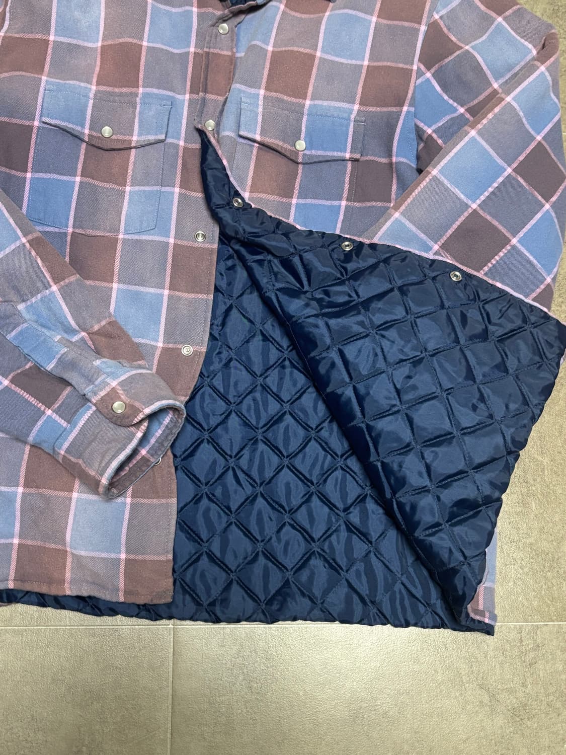 18aw 슈프림 퀼팅 셔츠 상품이미지2