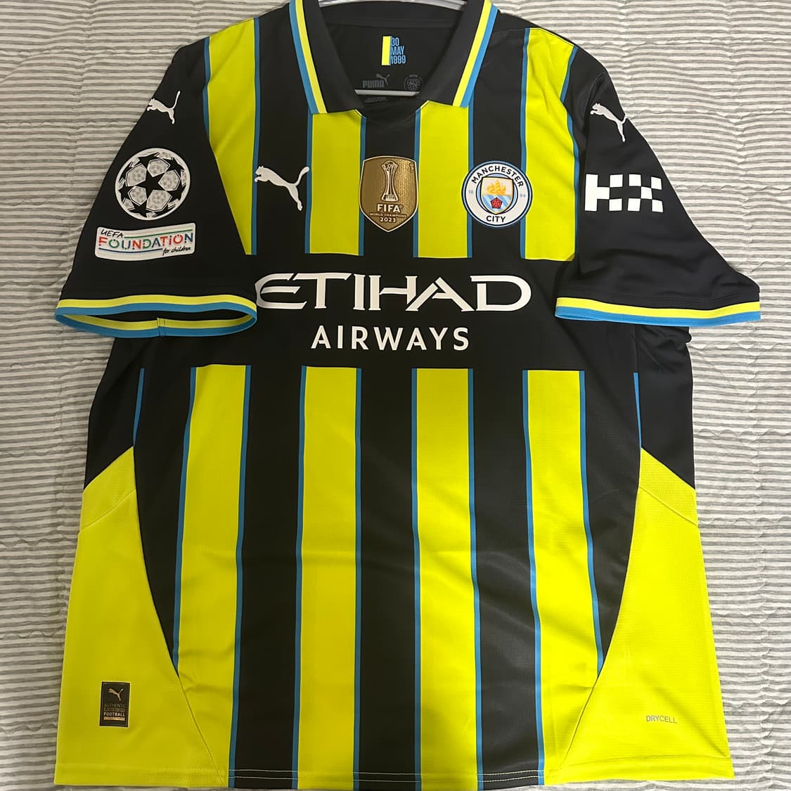 XL) 24-25 맨시티 어웨이 챔스ver. 더브라위너 상품이미지1