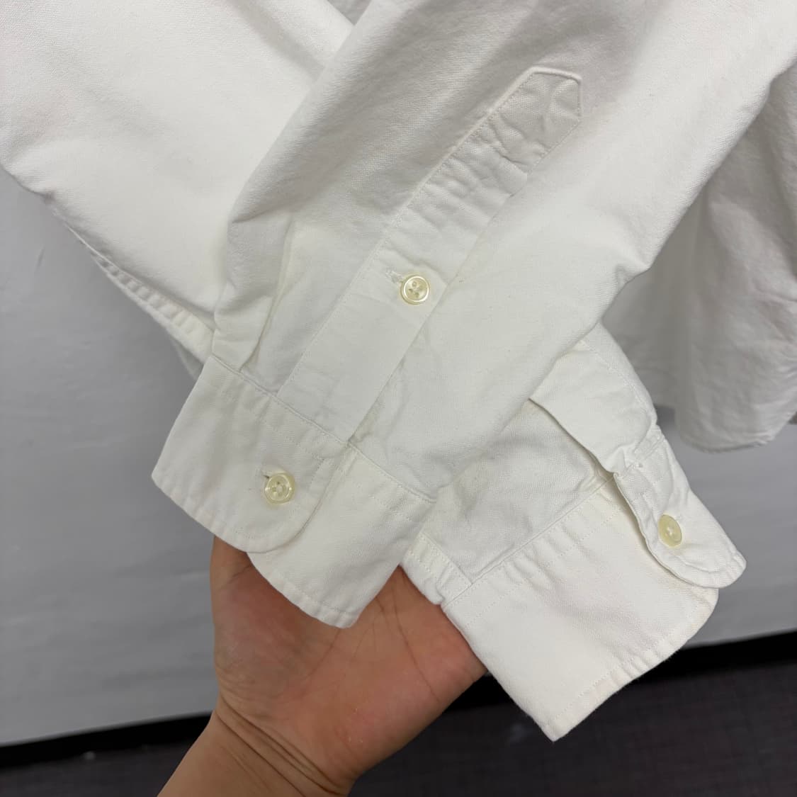 폴로 랄프로렌 와펜 화이트셔츠 상품이미지5