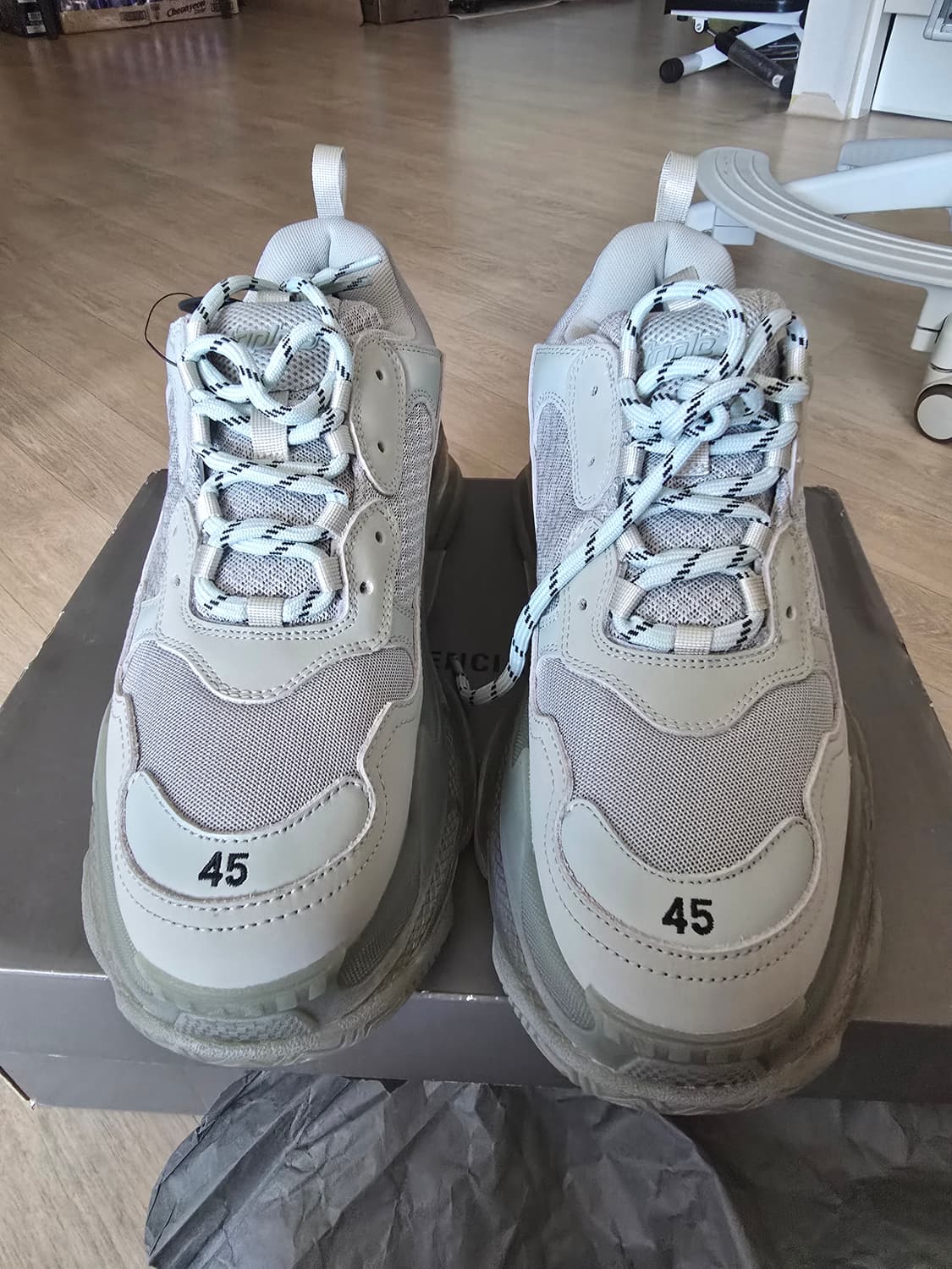 발렌시아가 클리어솔 트리플s 새상품 상품이미지3