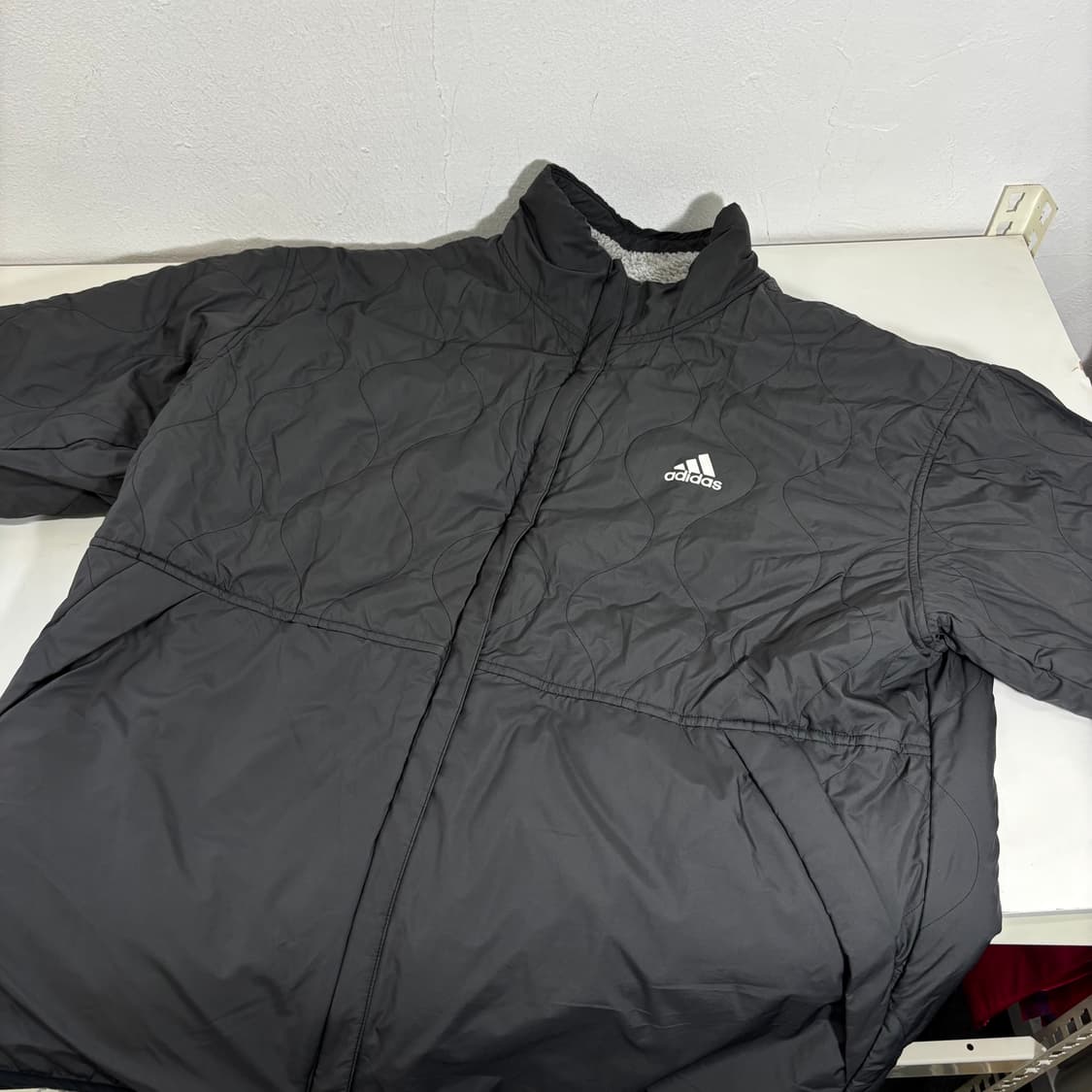 2XL 아디다스 빅로고 리버시블 양면 후리스자켓 상품이미지3