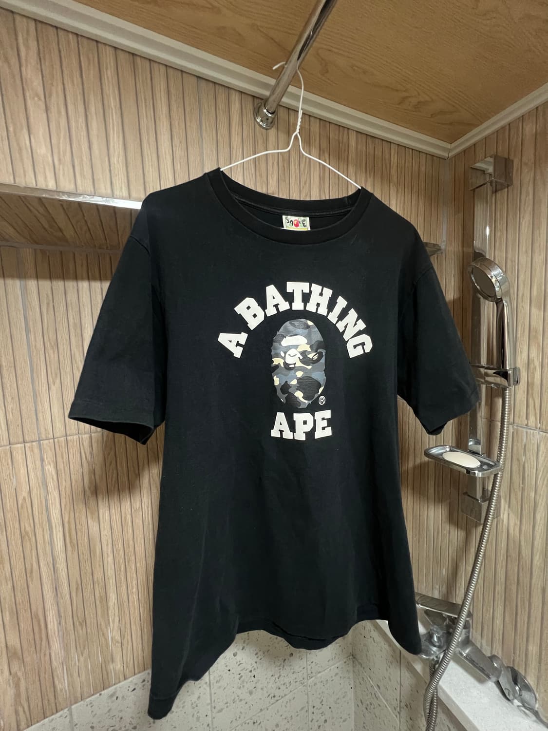 베이프 사루 야광 반팔 티셔츠 상품이미지1