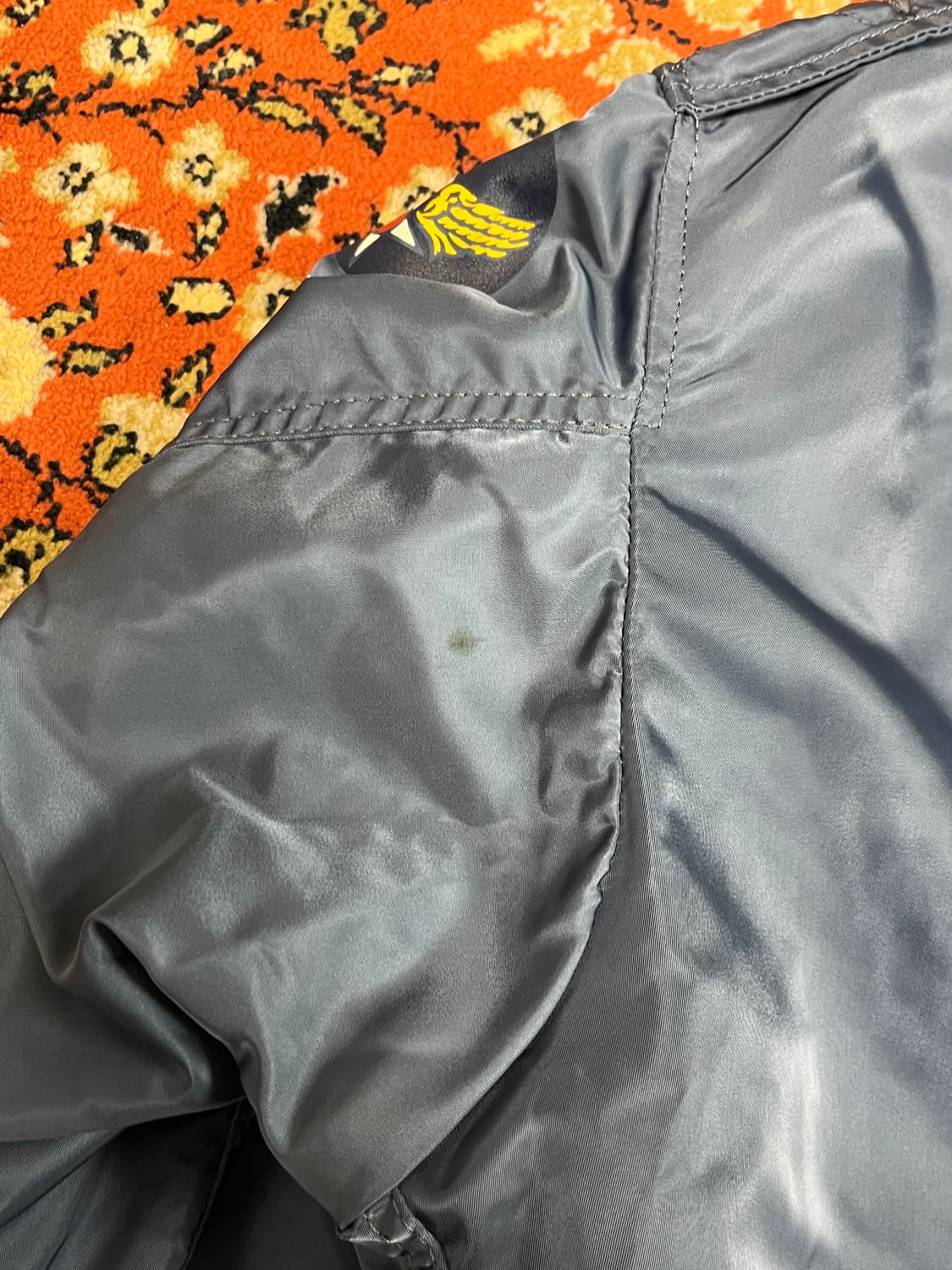 [XL] 알파인더스트리 빈티지 USA 복각 L-2B 네이비 상품이미지7