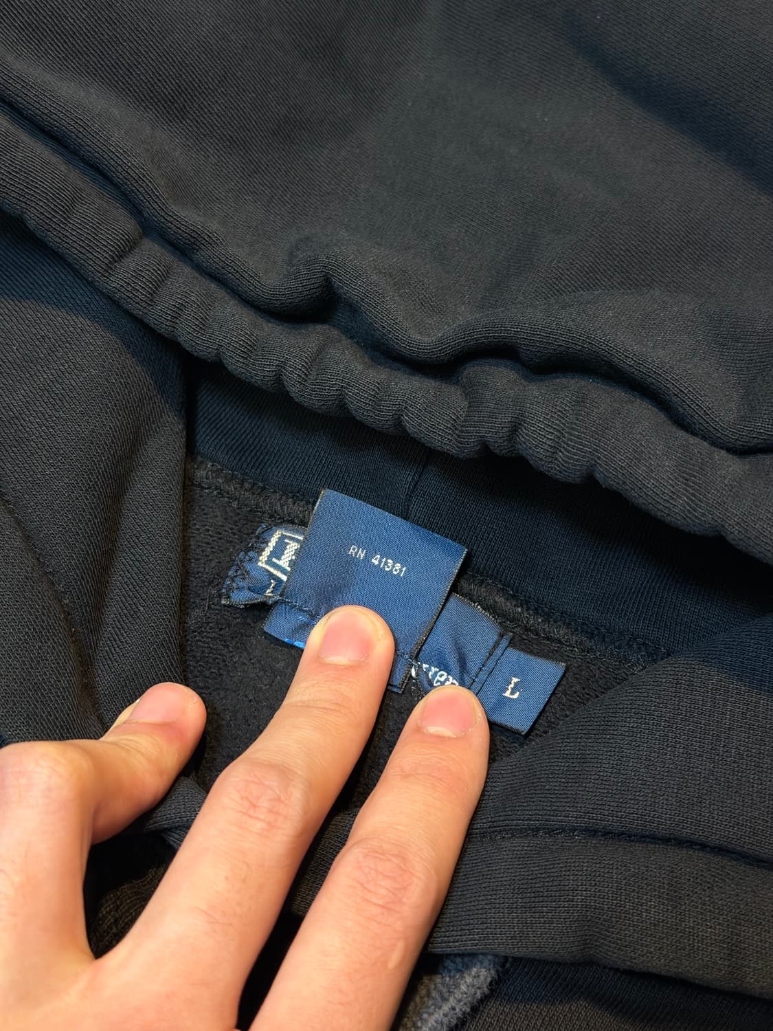 폴로 랄프로렌 포니 후드티 블랙 상품이미지3