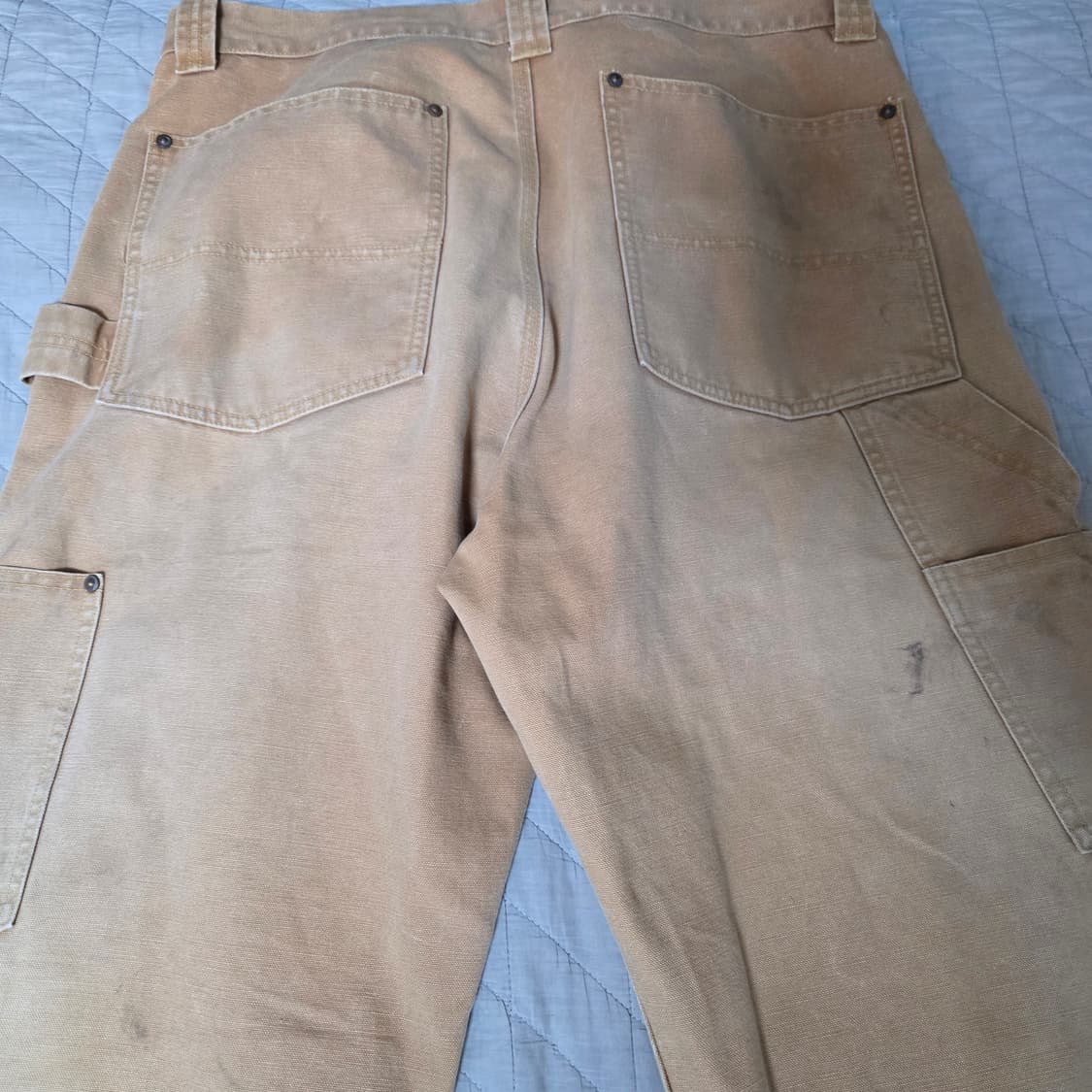 [L] 세인트미카엘 23AW 더블니 워크 팬츠 베이지 상품이미지5