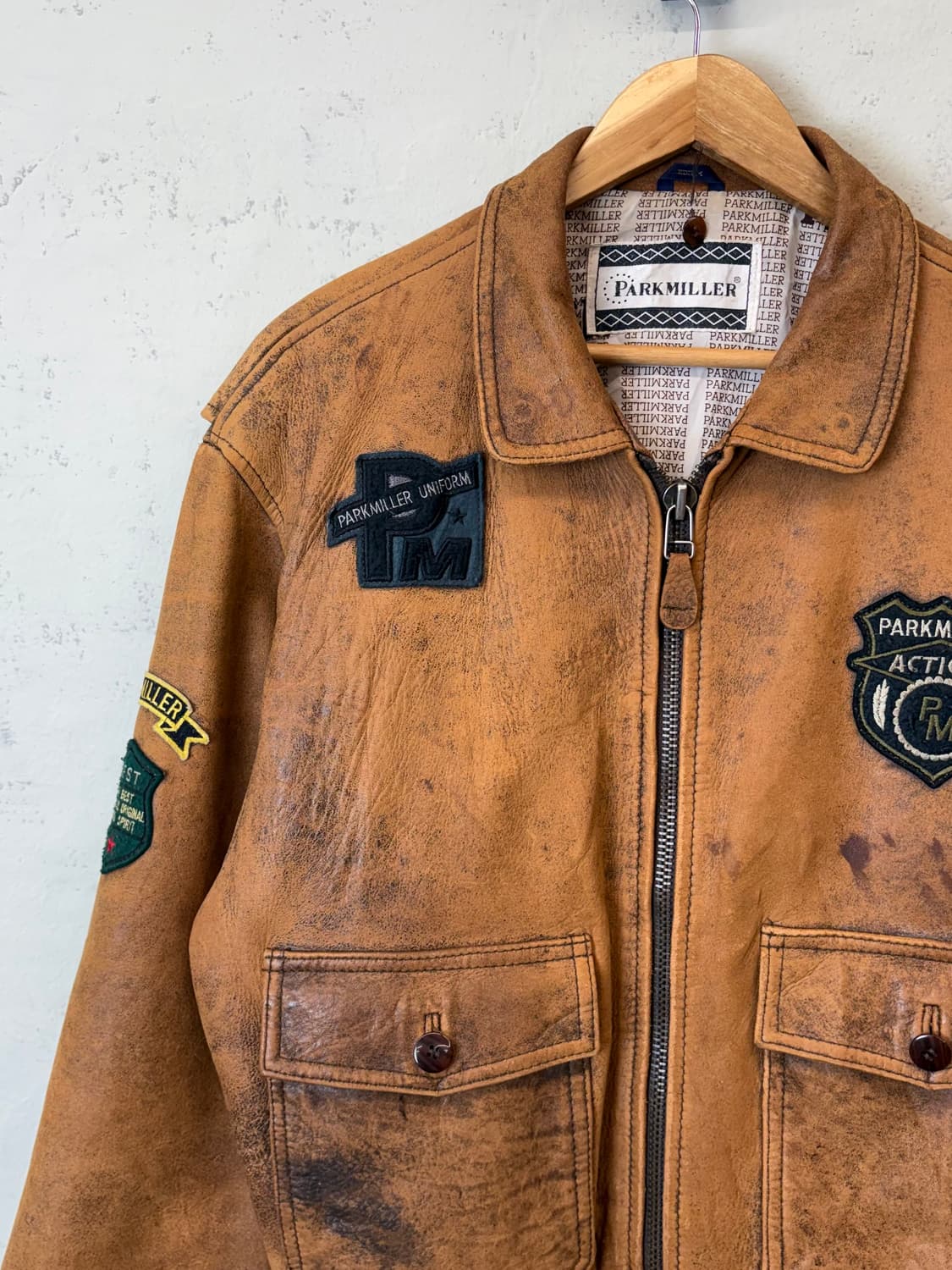 파크밀러 빈티지 G-1 레더 자켓 상품이미지4