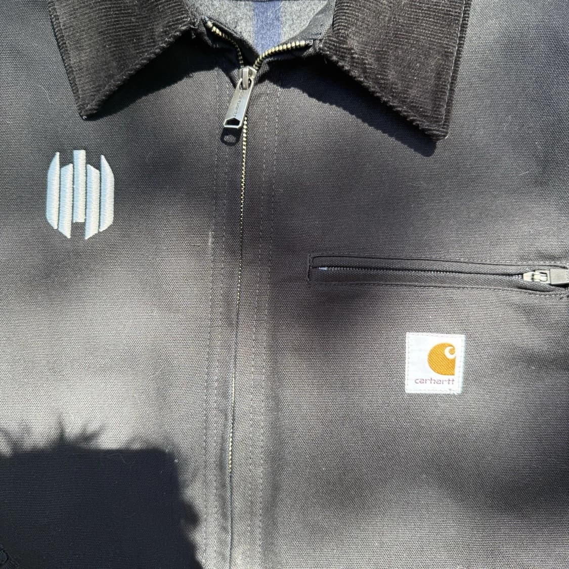 칼하트 블랭킷 라인 디트로이트 자켓 블랙 L 상품이미지7