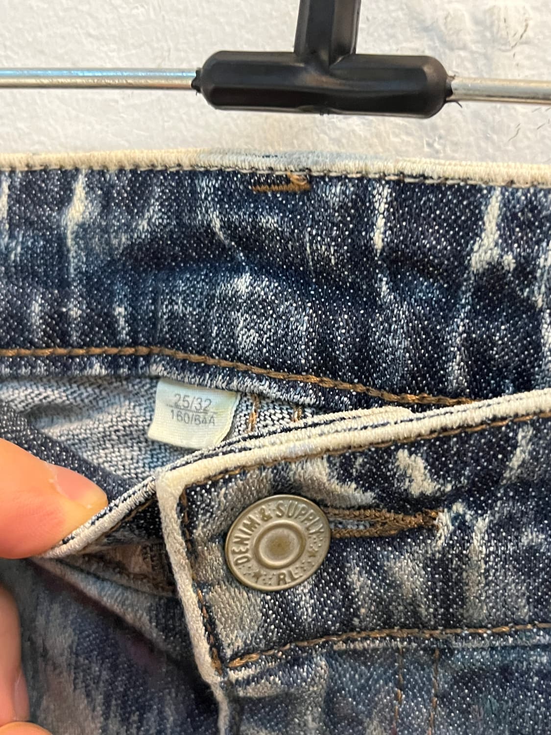 Denim&Supply 데님앤서플라이 페인팅 대미지 스키니 진 W25 상품이미지5