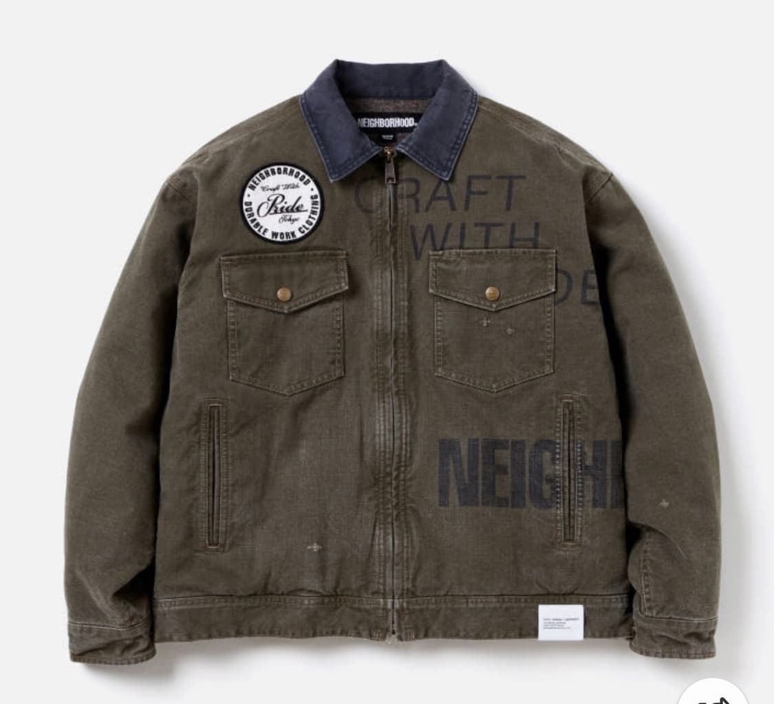 네이버후드 덕 워크 자켓 상품이미지1