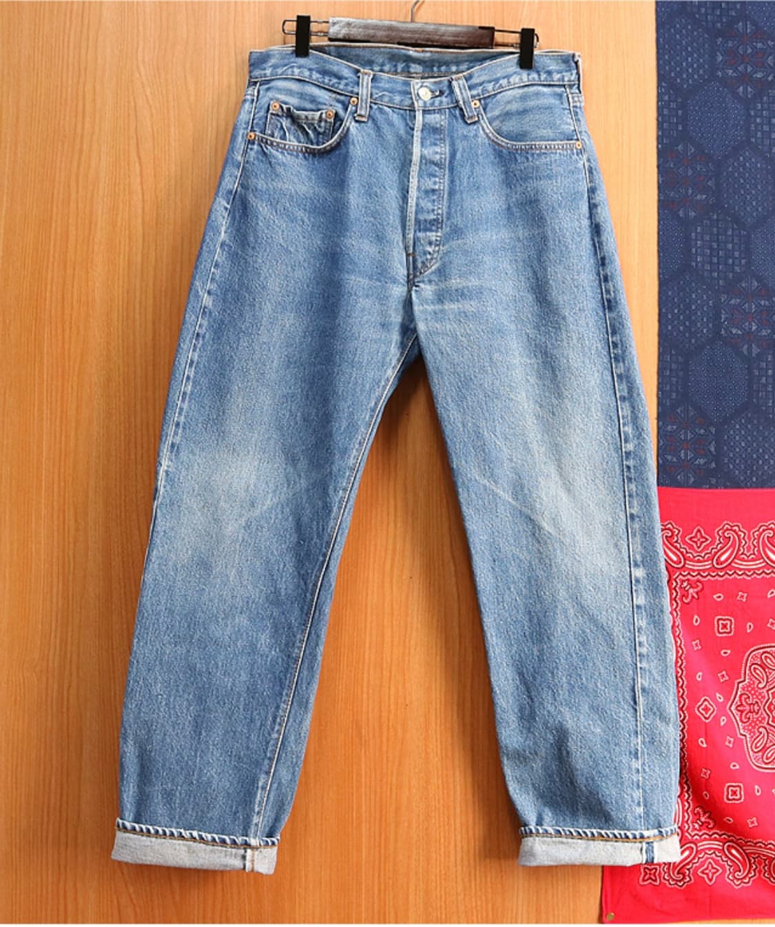 미국산 80S LEVIS 리바이스 501 스몰E 66후기 빈티지 셀비지 상품이미지3