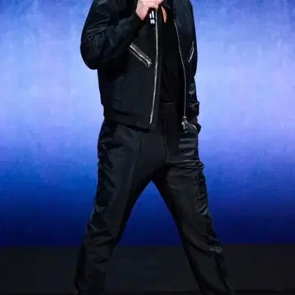 톰포드 가죽 트리밍 울 실크 트윌 신상 봄버 자켓 상품이미지2