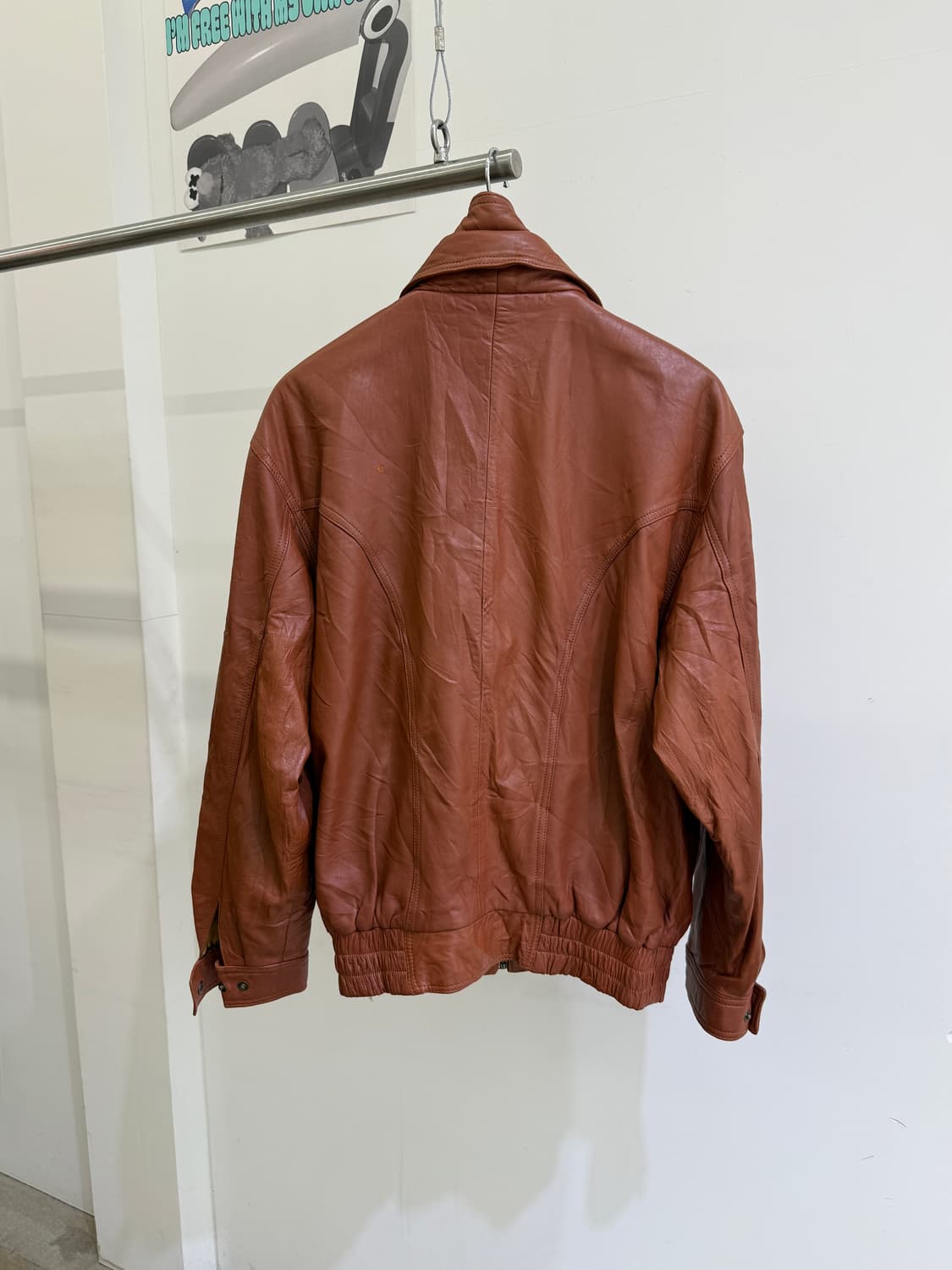 빈티지 레더 자켓 상품이미지4