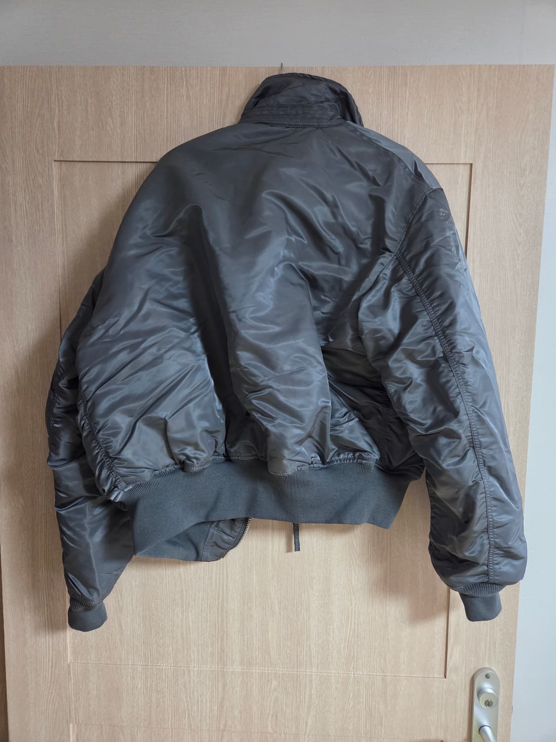 알파인더스트리 CWU45P 항공 점퍼 밀리터리 자켓 건메탈 그레이 상품이미지7