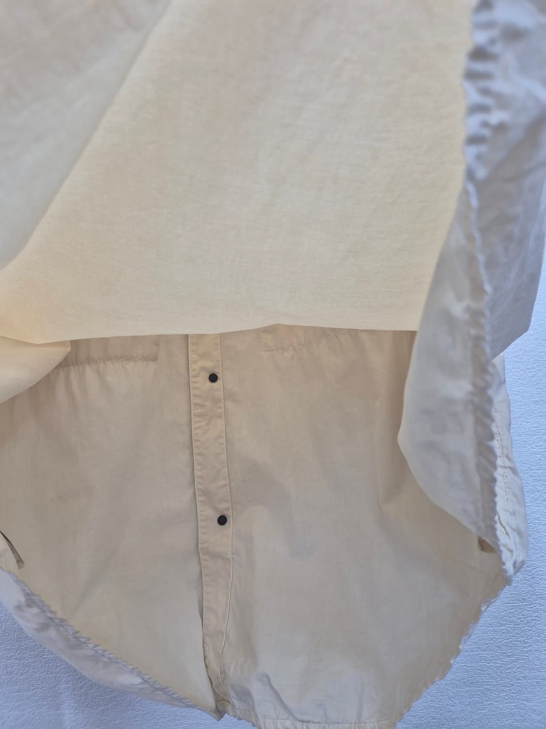 스톤아일랜드 올드이펙트 오버셔츠 아이보리 자켓 /3XL(정품) 상품이미지5