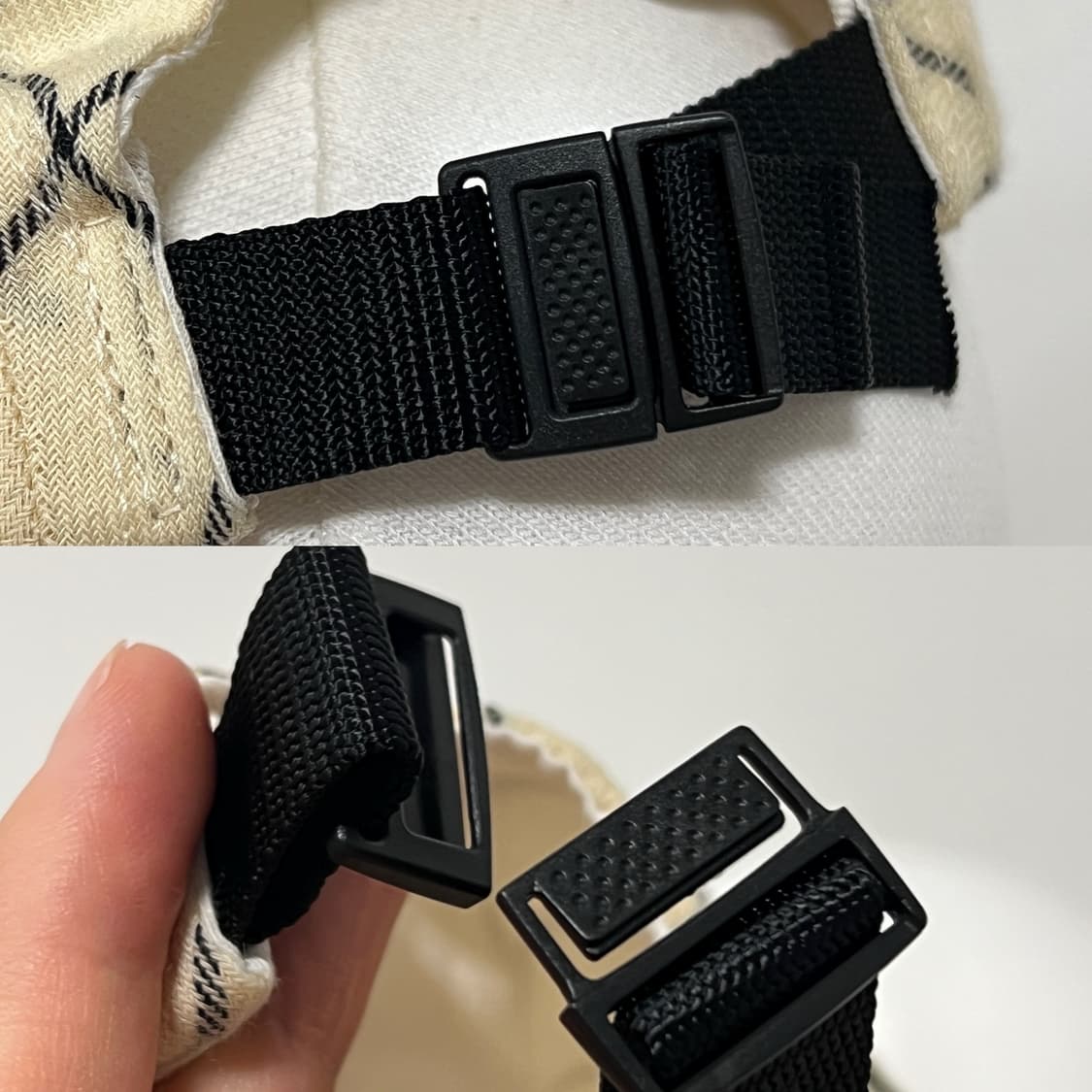 슈프림 2004 아이보리 체크 패턴 캠프캡  상품이미지8