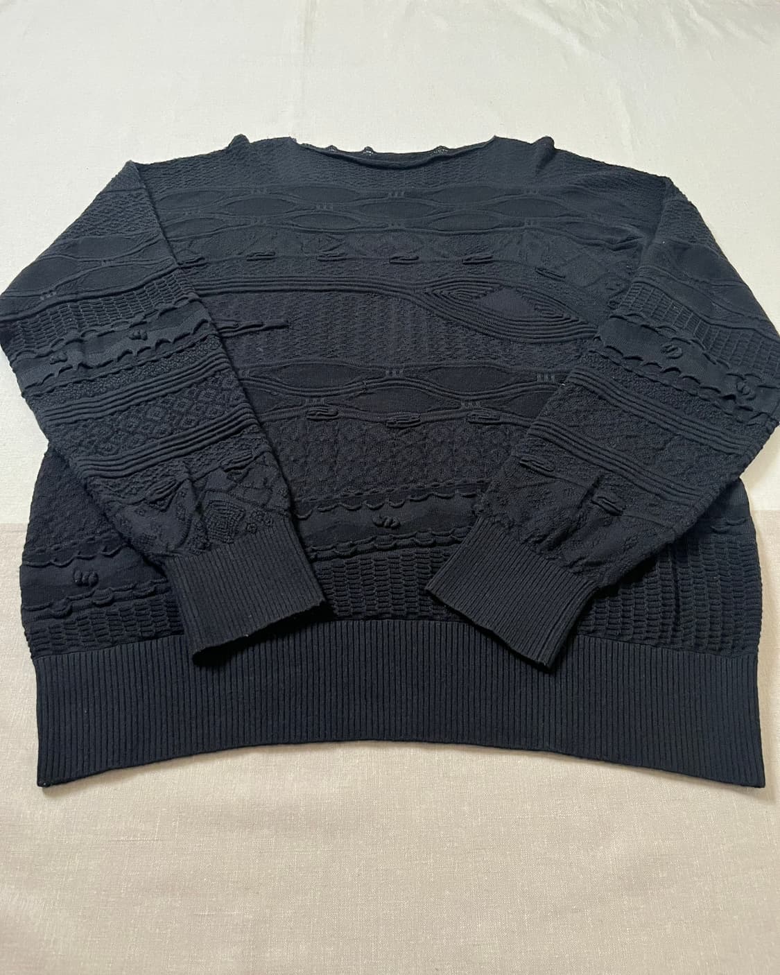 설밤 패턴 자가드 니트 sulvam 상품이미지6