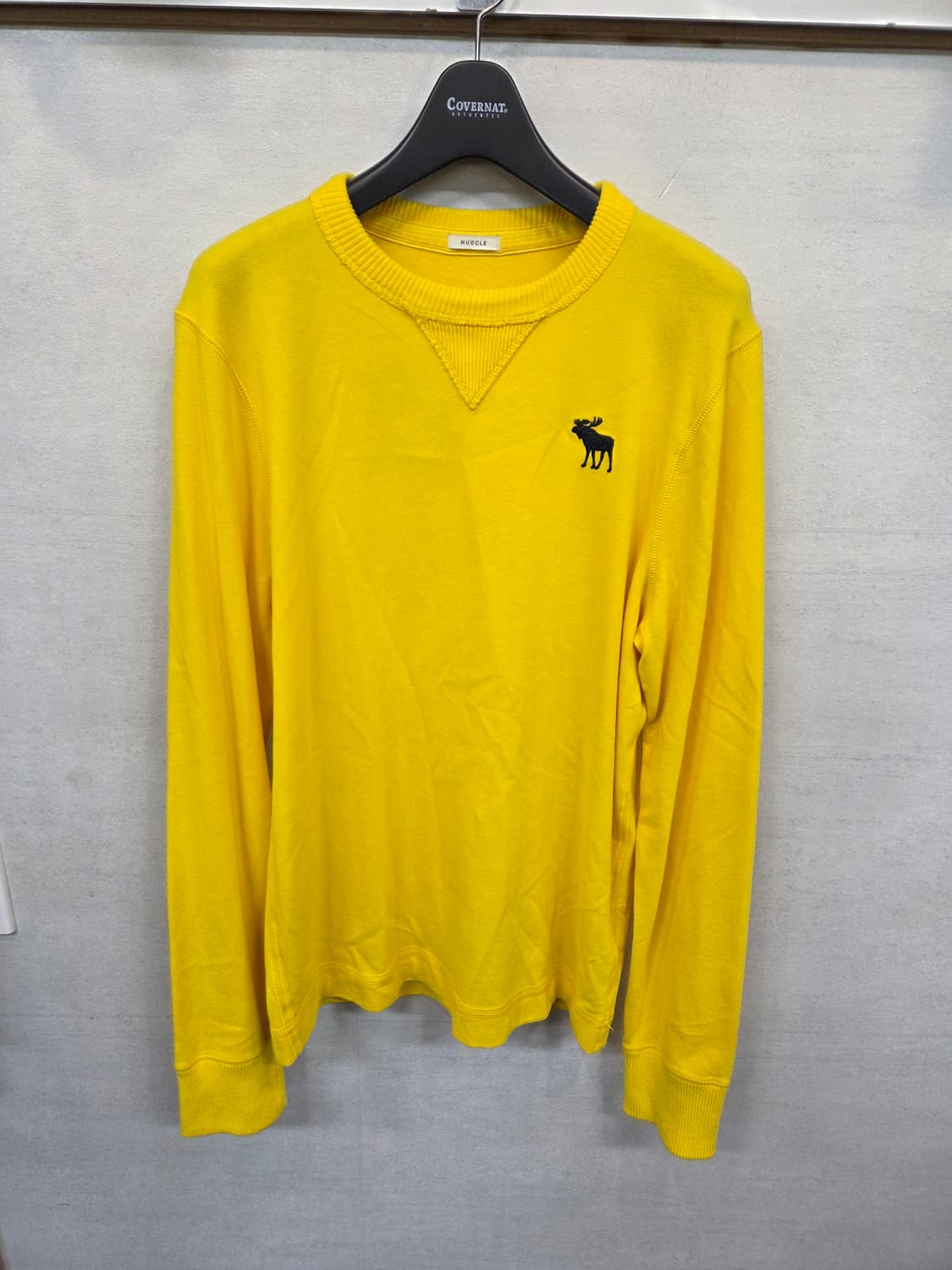 아베크롬비 무스 자수로고 머슬핏 롱슬리브 긴팔 L 상품이미지1