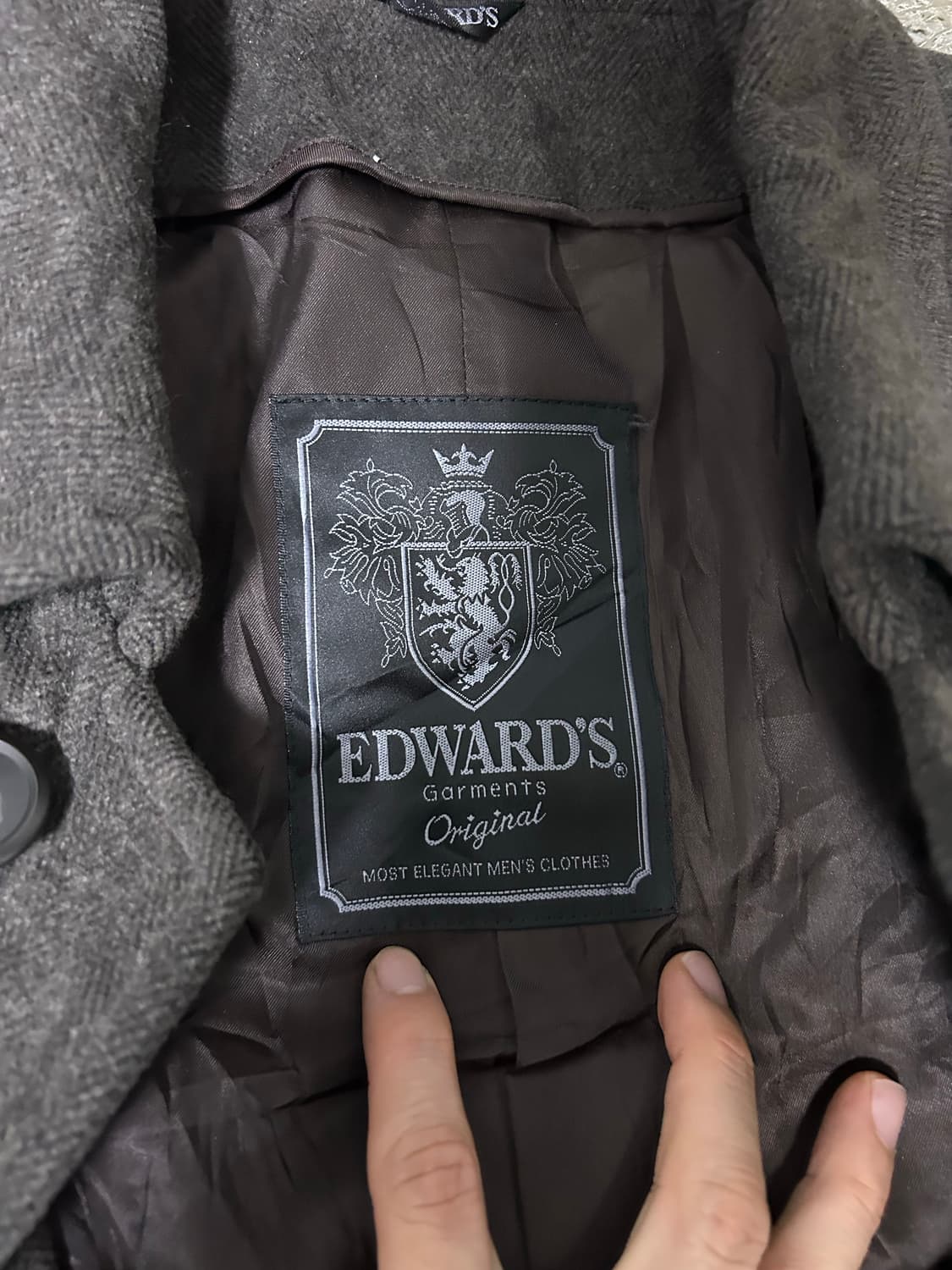 일제 에드워드 앙고라코트 사이즈 105~110 상품이미지3