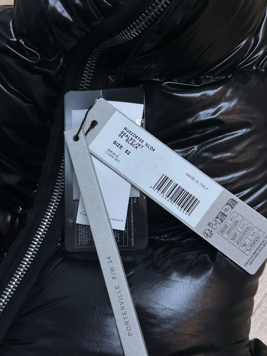 [52] 릭오웬스 씰 패딩 상품이미지3