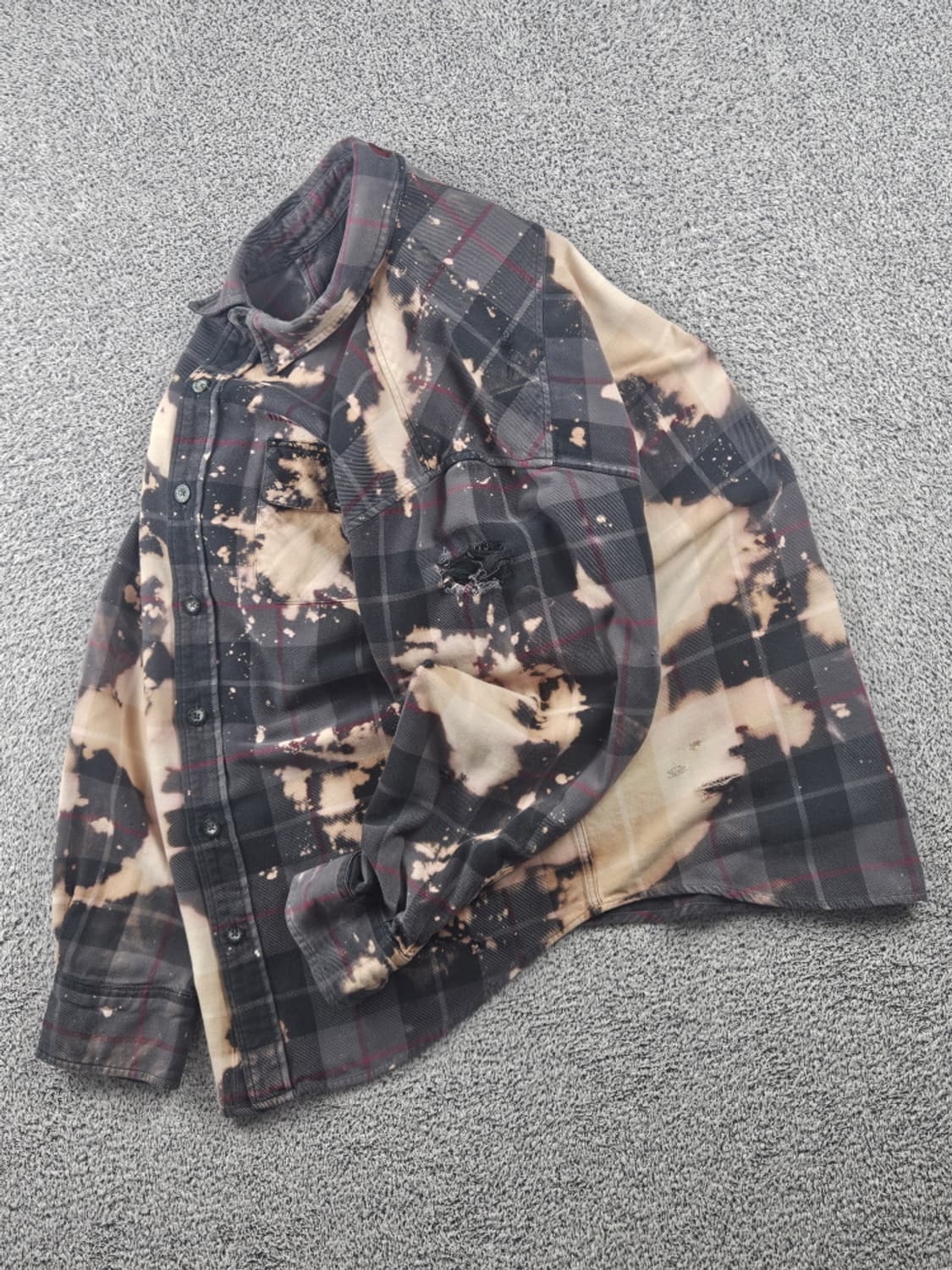 할리데이비슨 다잉 워시드 커스텀 플란넬 셔츠 ( L ) / 10585 상품이미지3