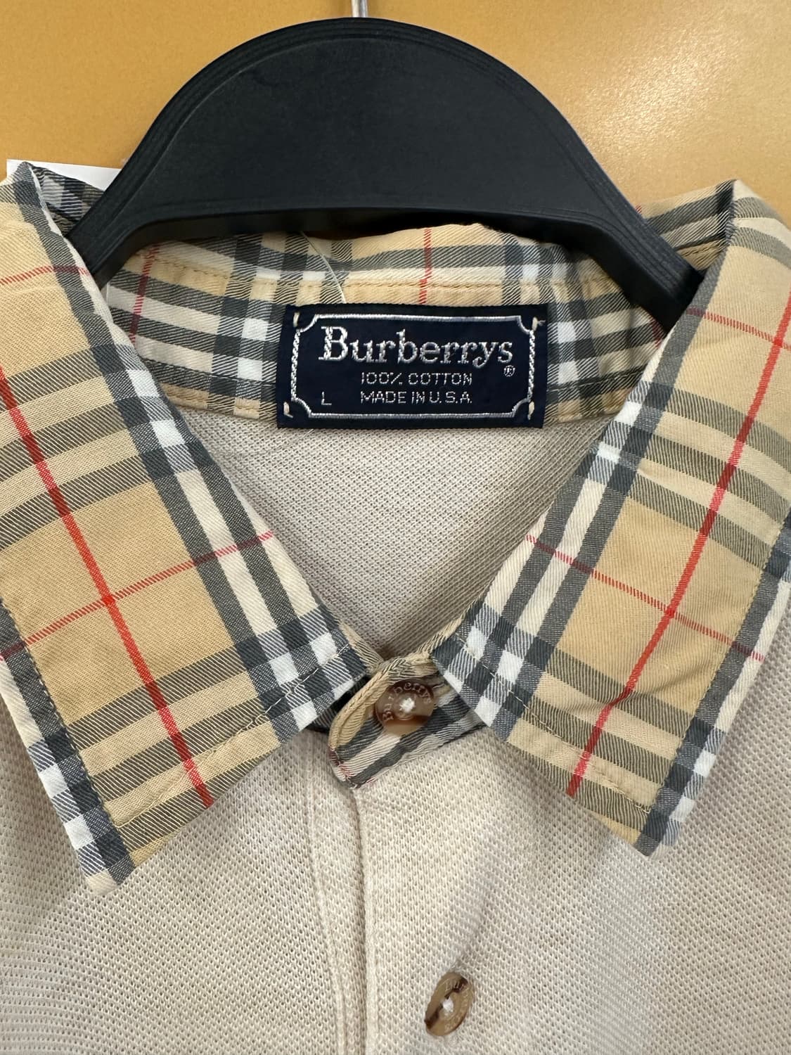 BURBERRY 버버리 아이보리 카라티 상품이미지2