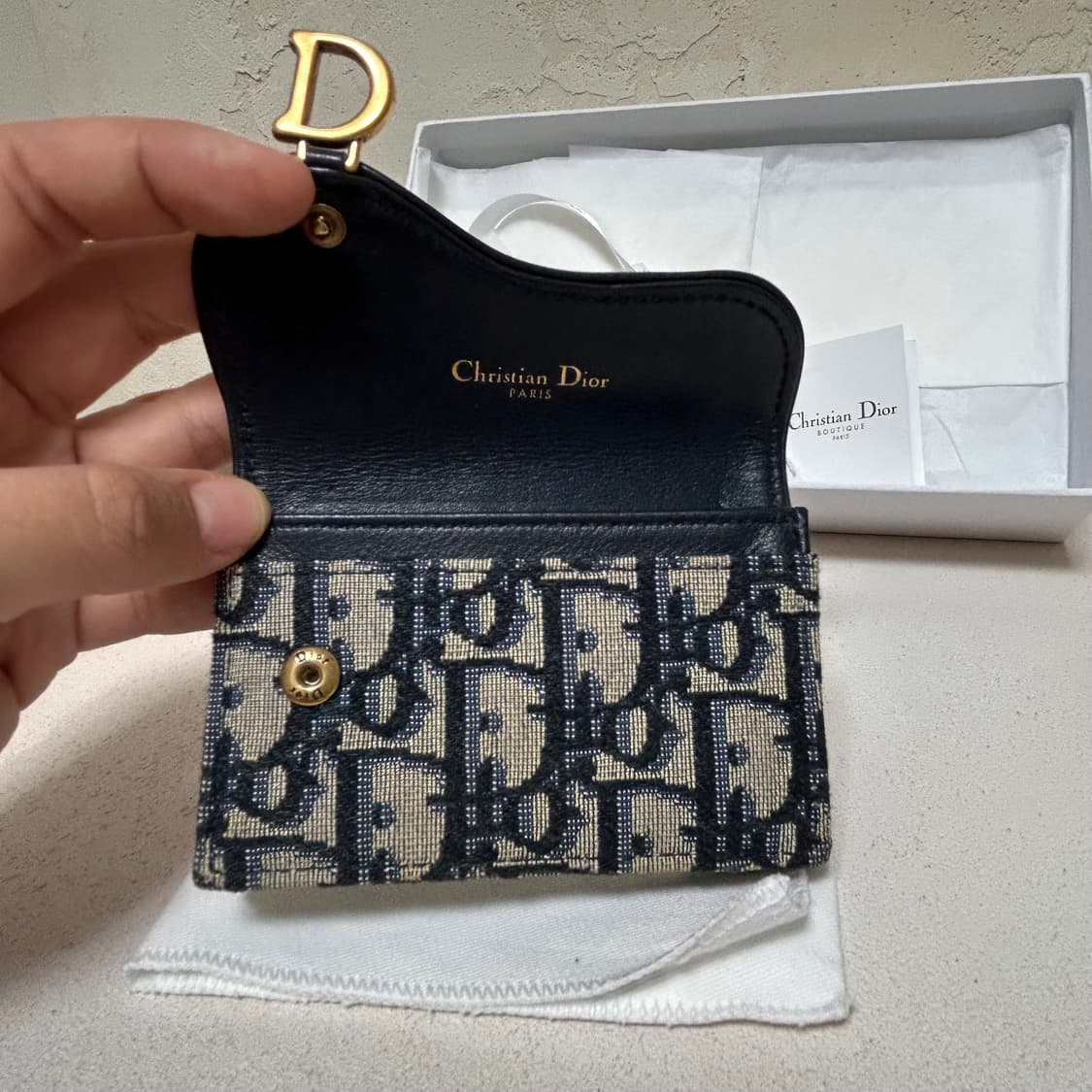 디올 오블리크 카드지갑 (풀박스) 상품이미지6