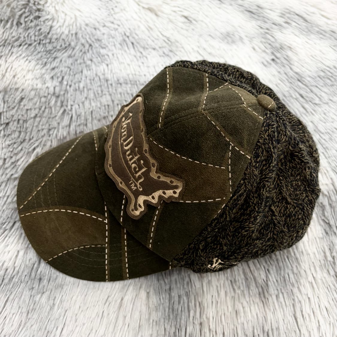 본더치 포레스트 패치워크 헤링본 볼캡 상품이미지7