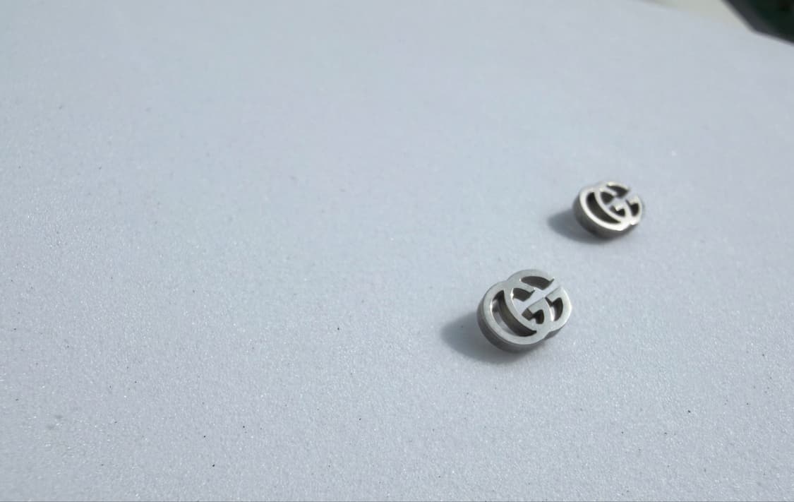 구찌 미니 더블G 실버 이어링 상품이미지6