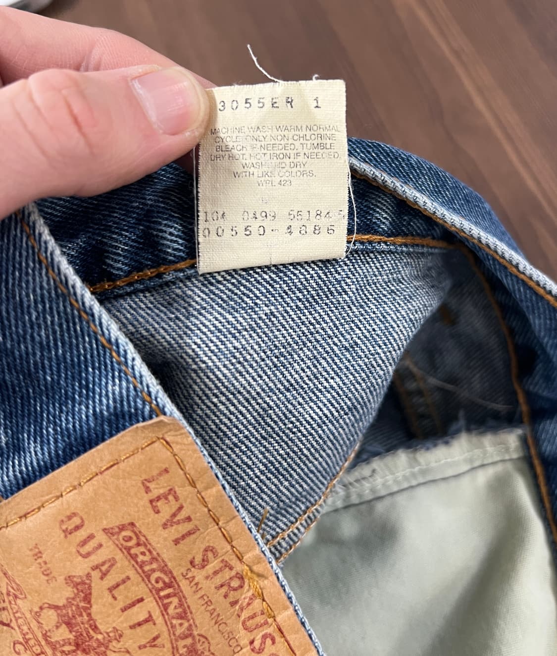 90s Levis 리바이스 릴렉스드 핏 데님 팬츠 상품이미지8