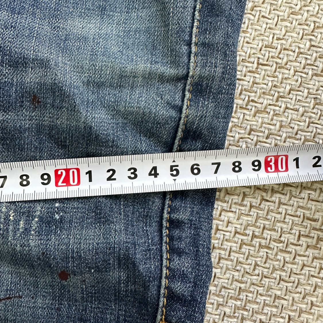 30 플랙 빈티지 워싱 데님 0403D 상품이미지7