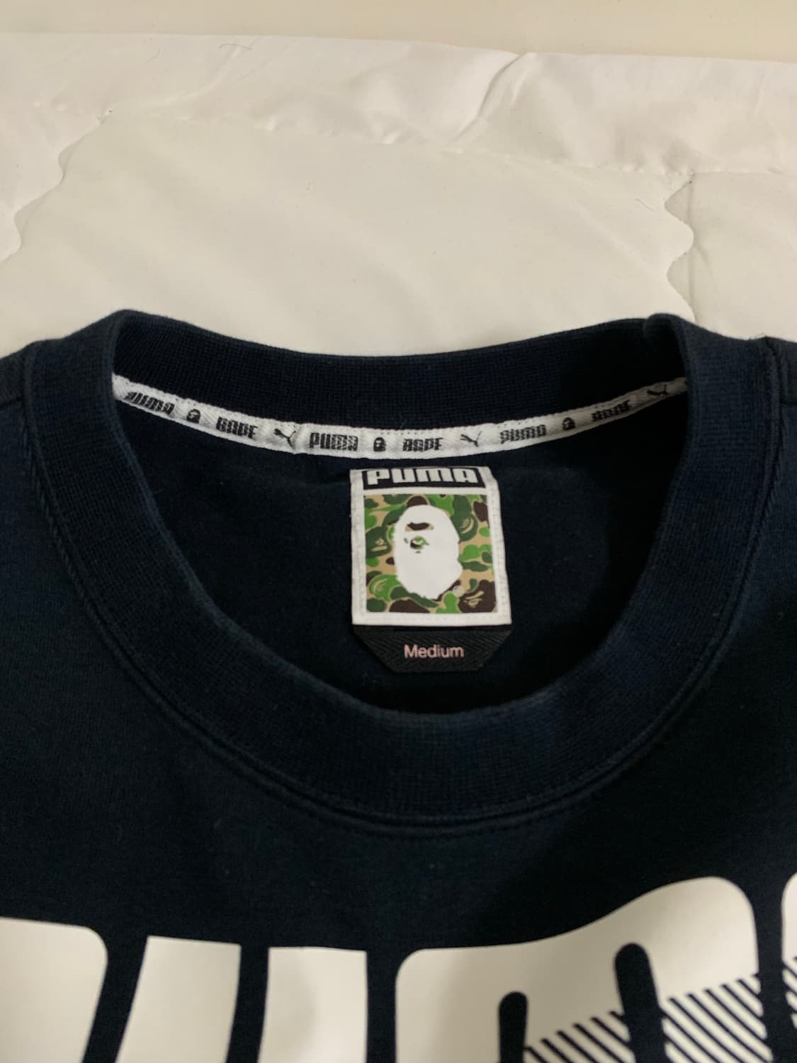 베이프&푸마 콜라보 맨투맨 상품이미지3