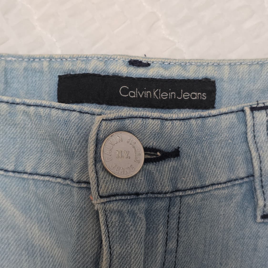 캘빈클라인 빈티지 00s 데님y2k  로우라이즈 청치마 상품이미지2
