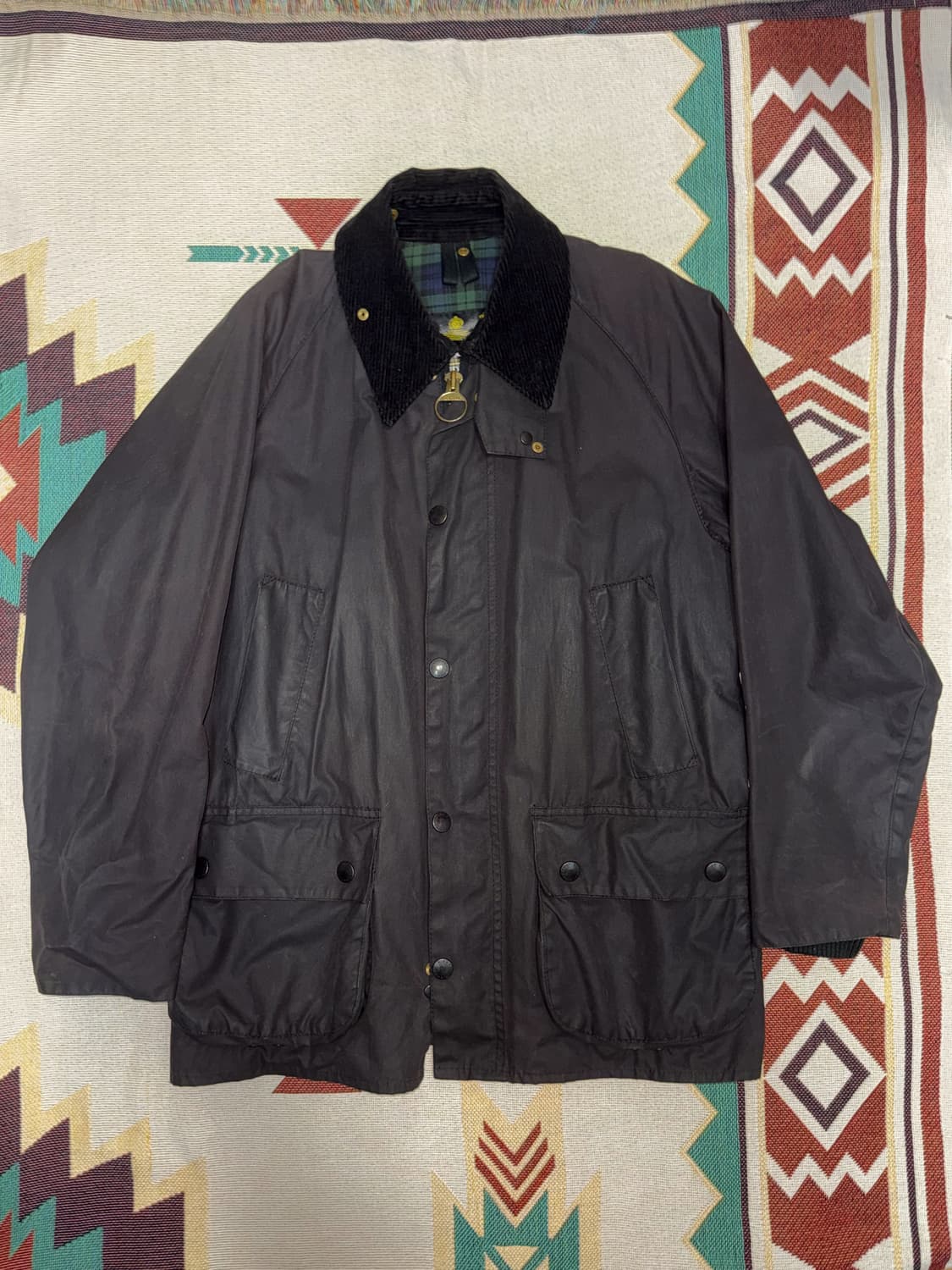 90s 바버 비데일 왁스자켓 38 상품이미지1