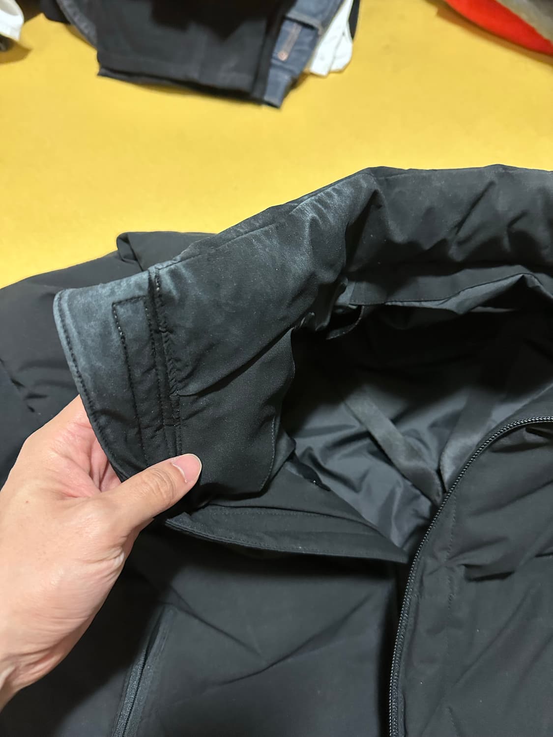 해칭룸 헤비웹덕다운 블랙3사이즈 상품이미지5