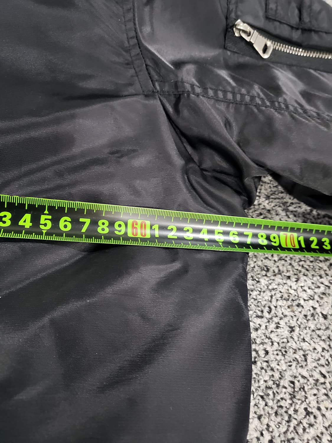 블랙 항공 점퍼 스타일 패딩 자켓 상품이미지6