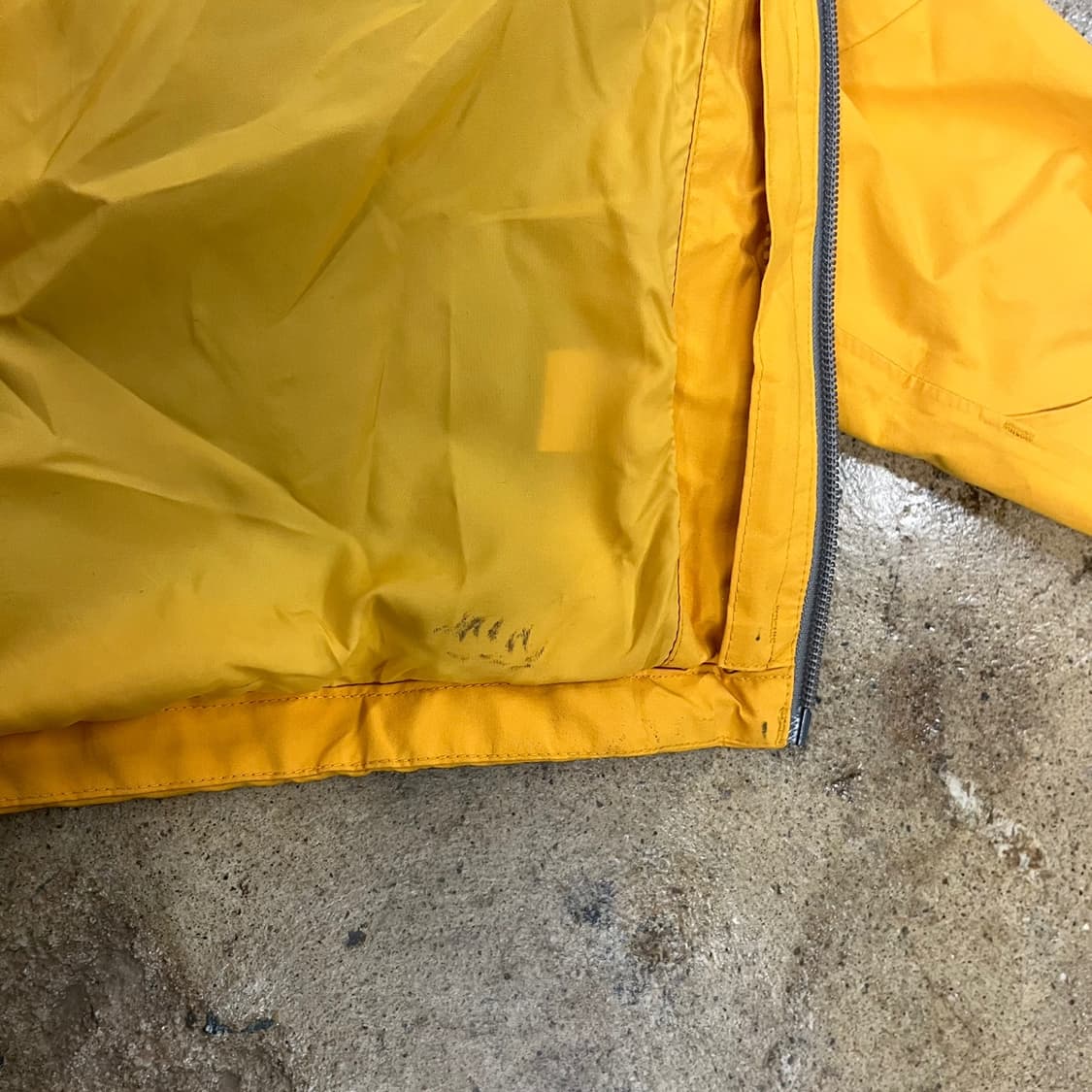 [정품/M] 노스페이스 옐로우 후드 바람막이 자켓 b13 상품이미지8