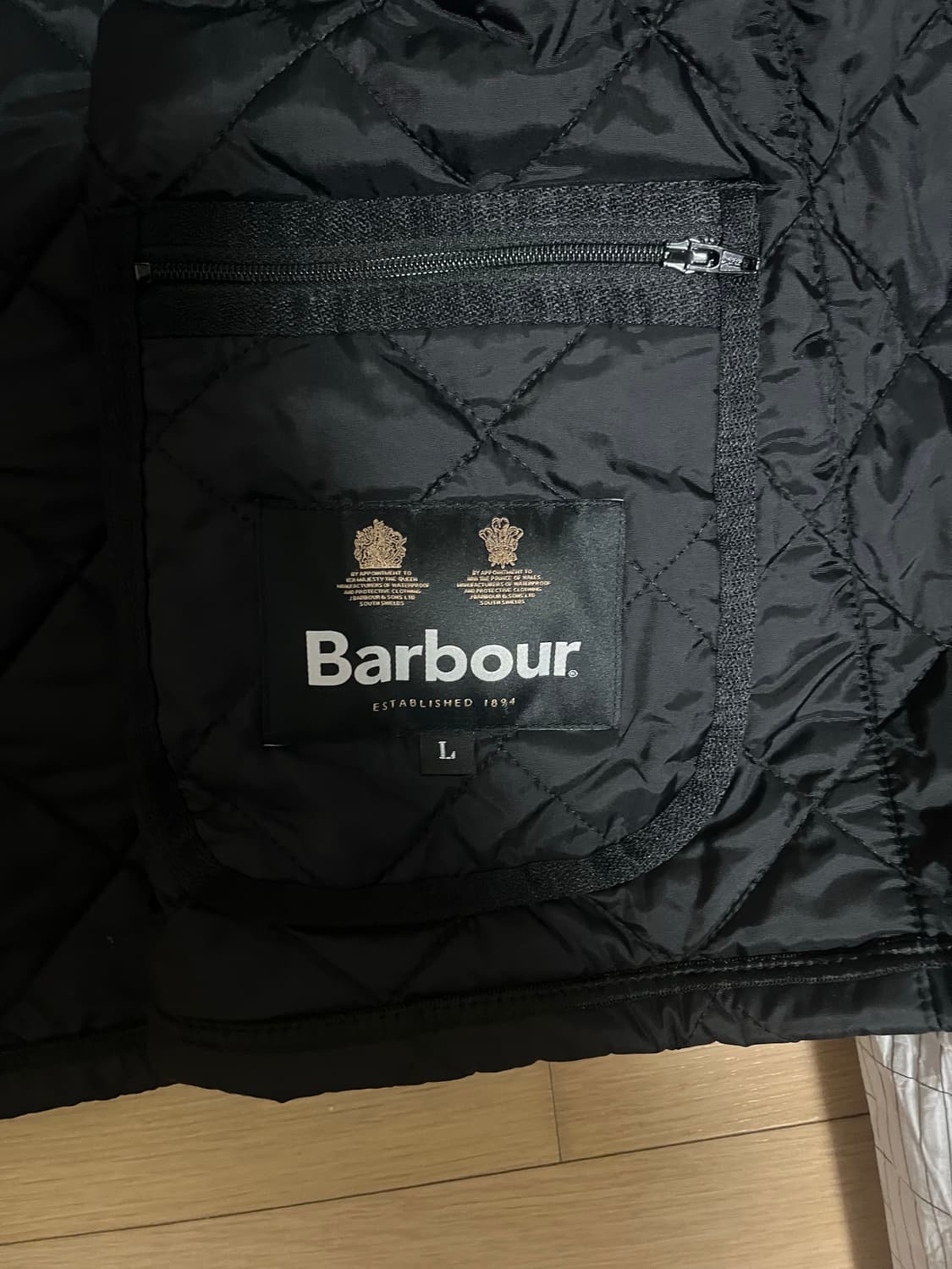 바버 퀄팅자켓 L 상품이미지4