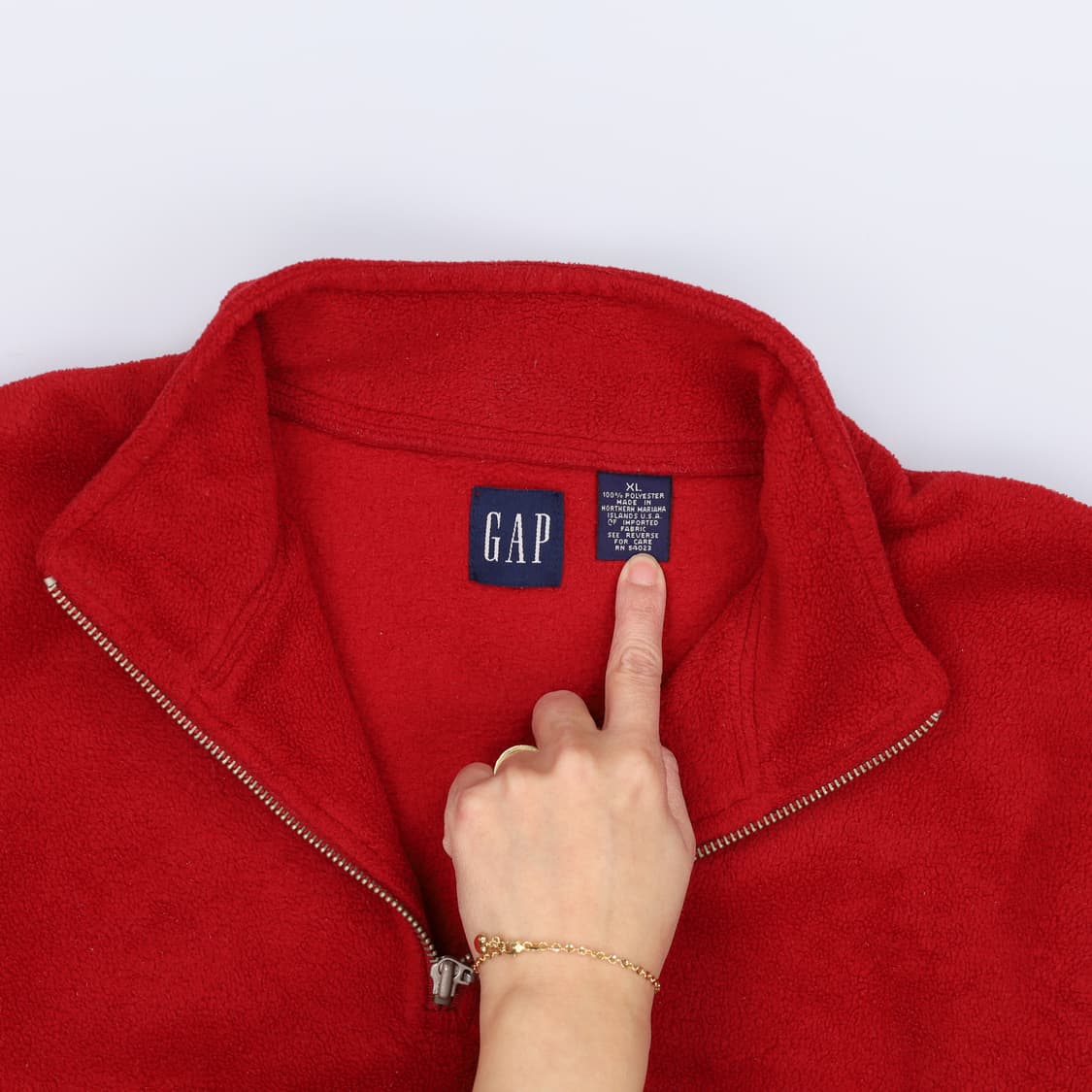 XL 갭 반집업 후리스 0209H1 상품이미지3