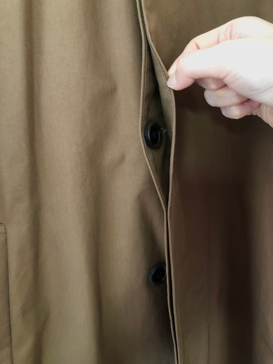 하프 트렌치코트 (브라운) 상품이미지5