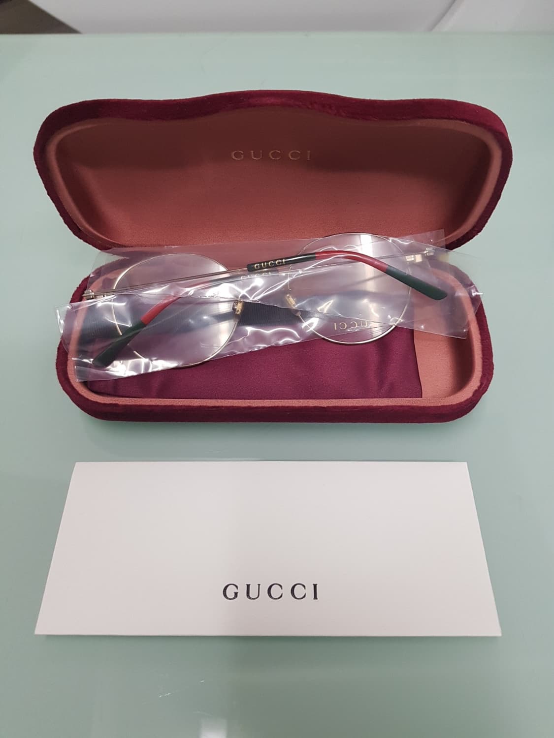 새상품 풀구성)구찌 남녀골드안경테 (초경량) 상품이미지7