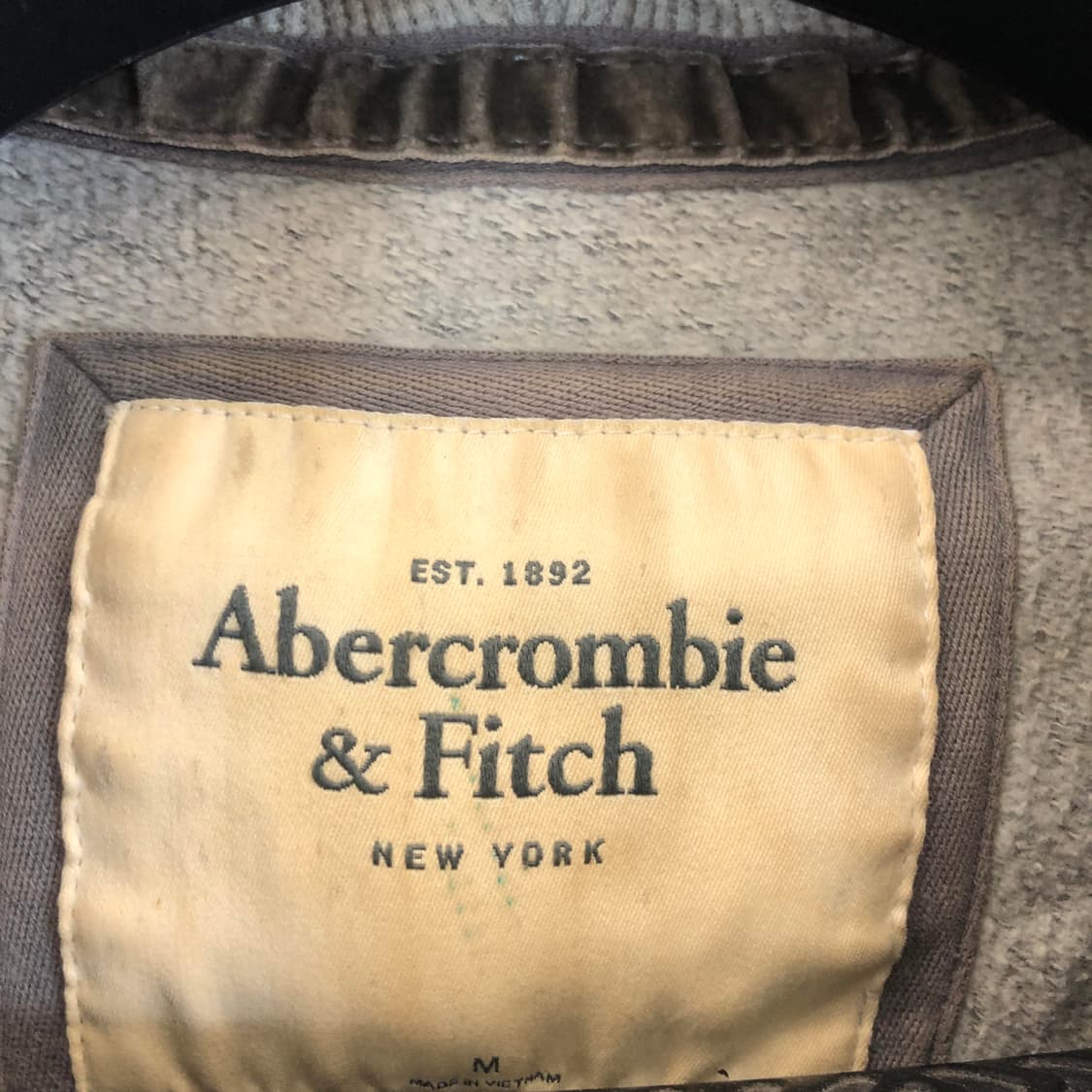 아베크롬비 아치로고 Y2K 후드집업 M 딱붙 상품이미지5