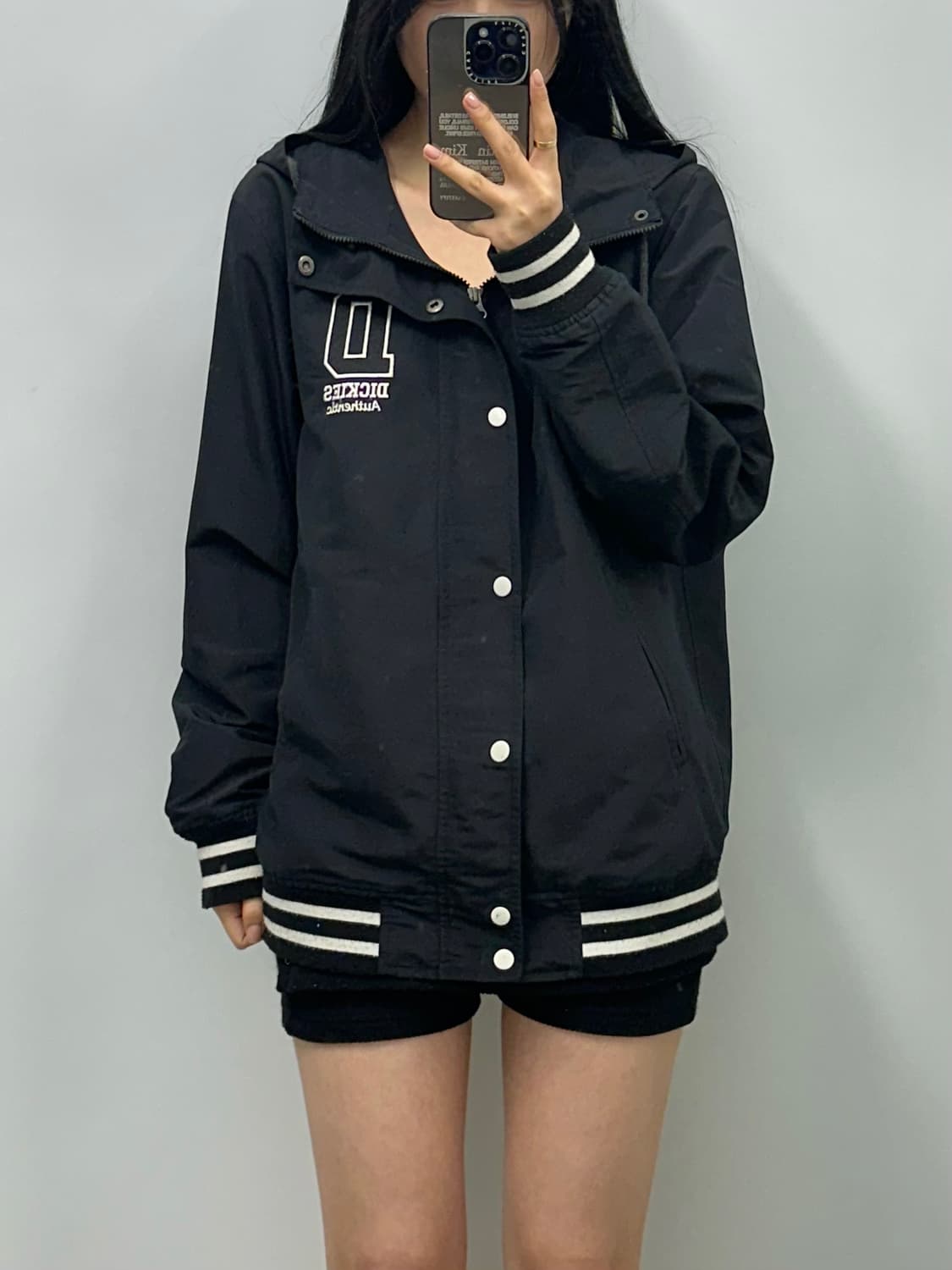디키즈 y2k 와투케 블랙 버튼 후드자켓 상품이미지1