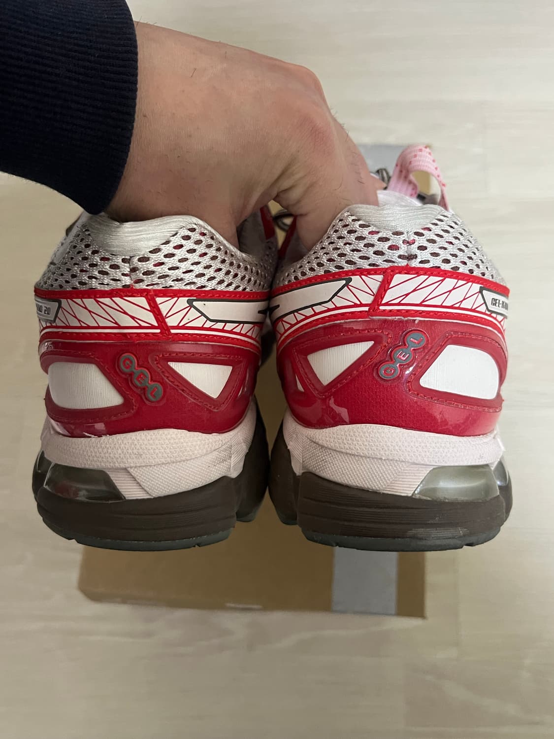 아식스 UB9-S 젤카야노 20 크리스탈핑크레드 상품이미지5