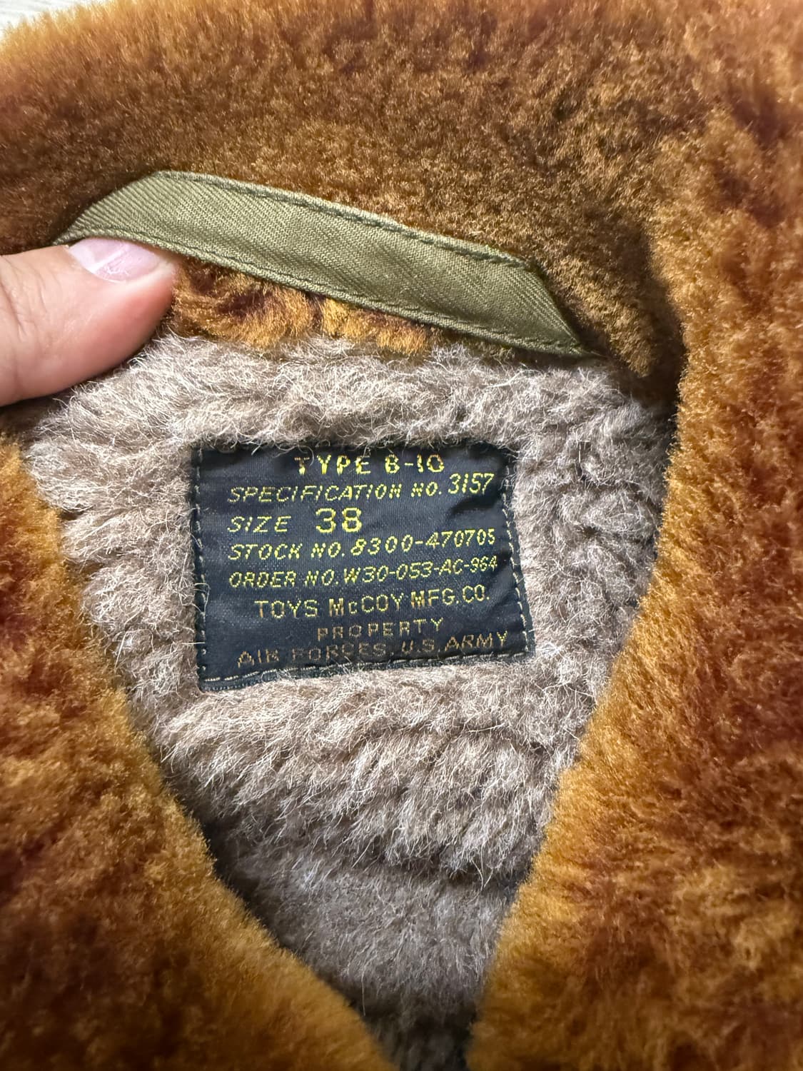 Toys Mccoy/토이즈 맥코이 B-10 항공 자켓 상품이미지2