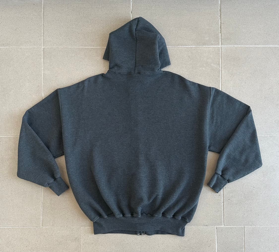 90s 빈티지 러셀 후드집업 다크그레이 XL 상품이미지2