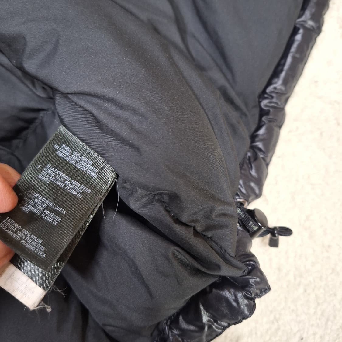 노스페이스  700눕시 유광패딩조끼M 상품이미지9