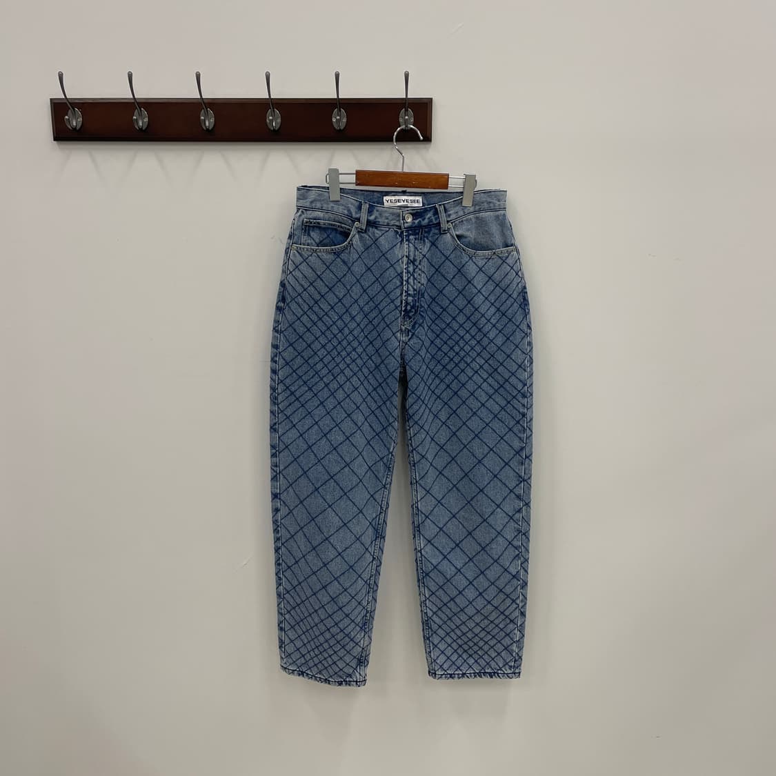 예스아이씨 네트 데님 팬츠 상품이미지1