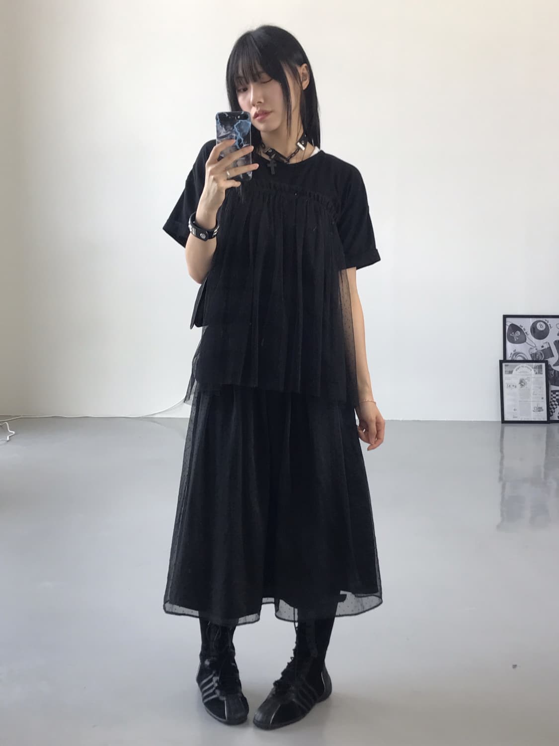 Jpn Dotted Short Sleeve T-Shirts 상품이미지2